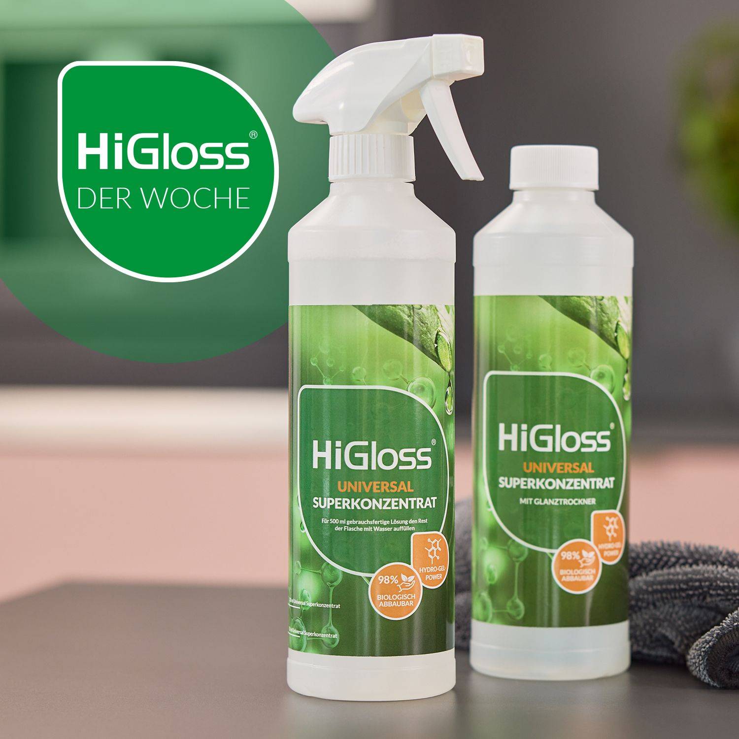 Superkonzentrat 500 ml, Leerflasche mit Zerstäuber