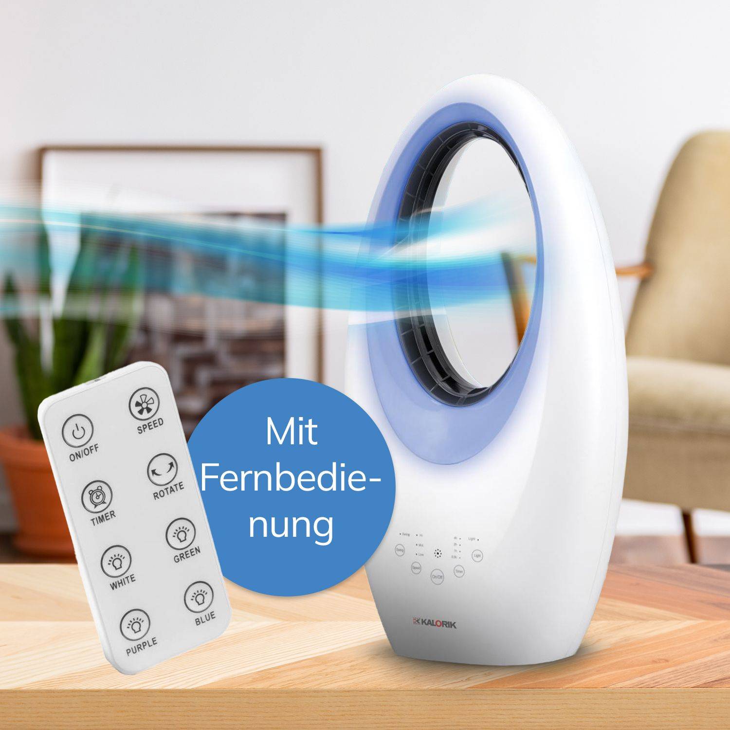 Ventilator mit LED