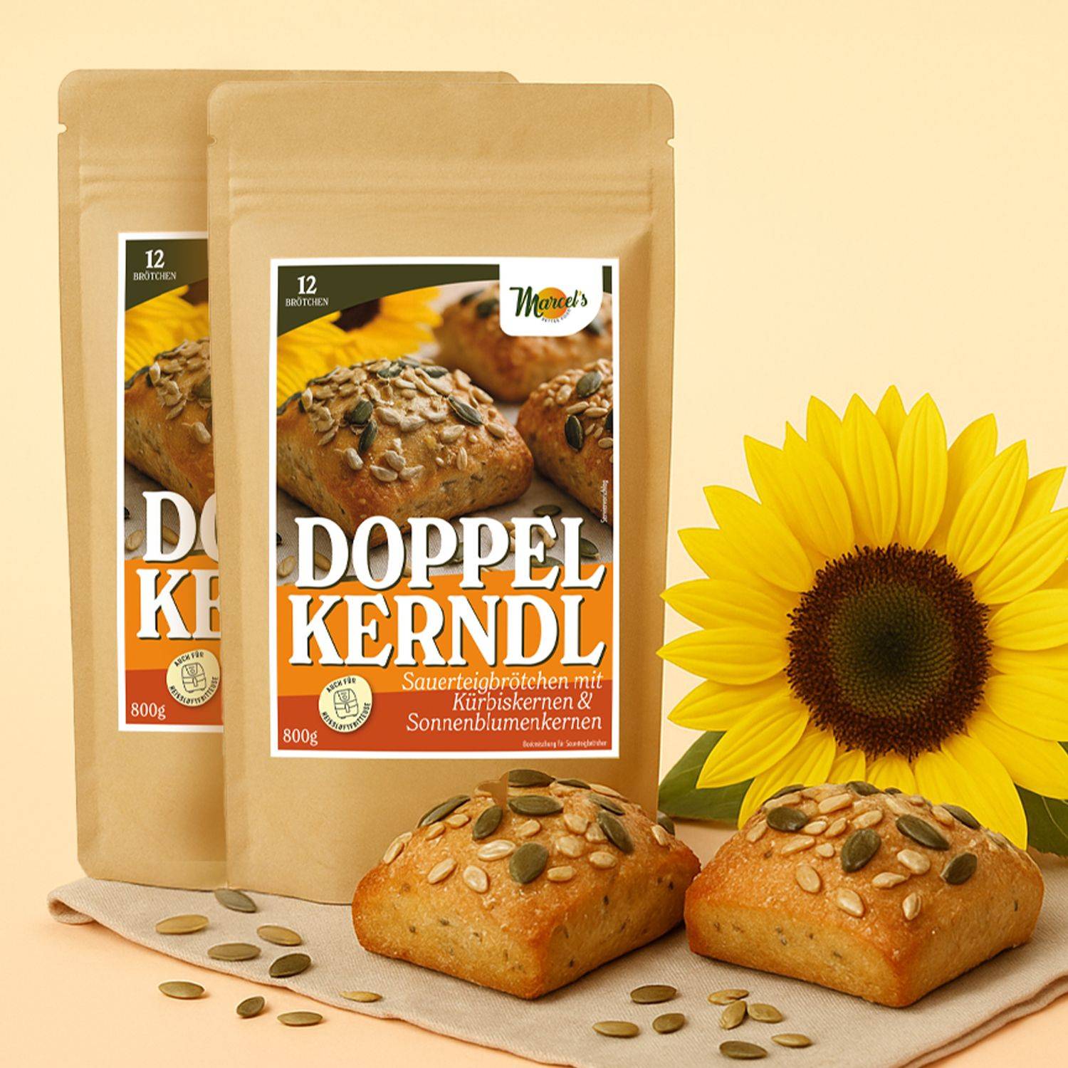 Probieren Sie die neuen Dinkelbrötchen – Außen kross, innen saftig! Jetzt bestellen