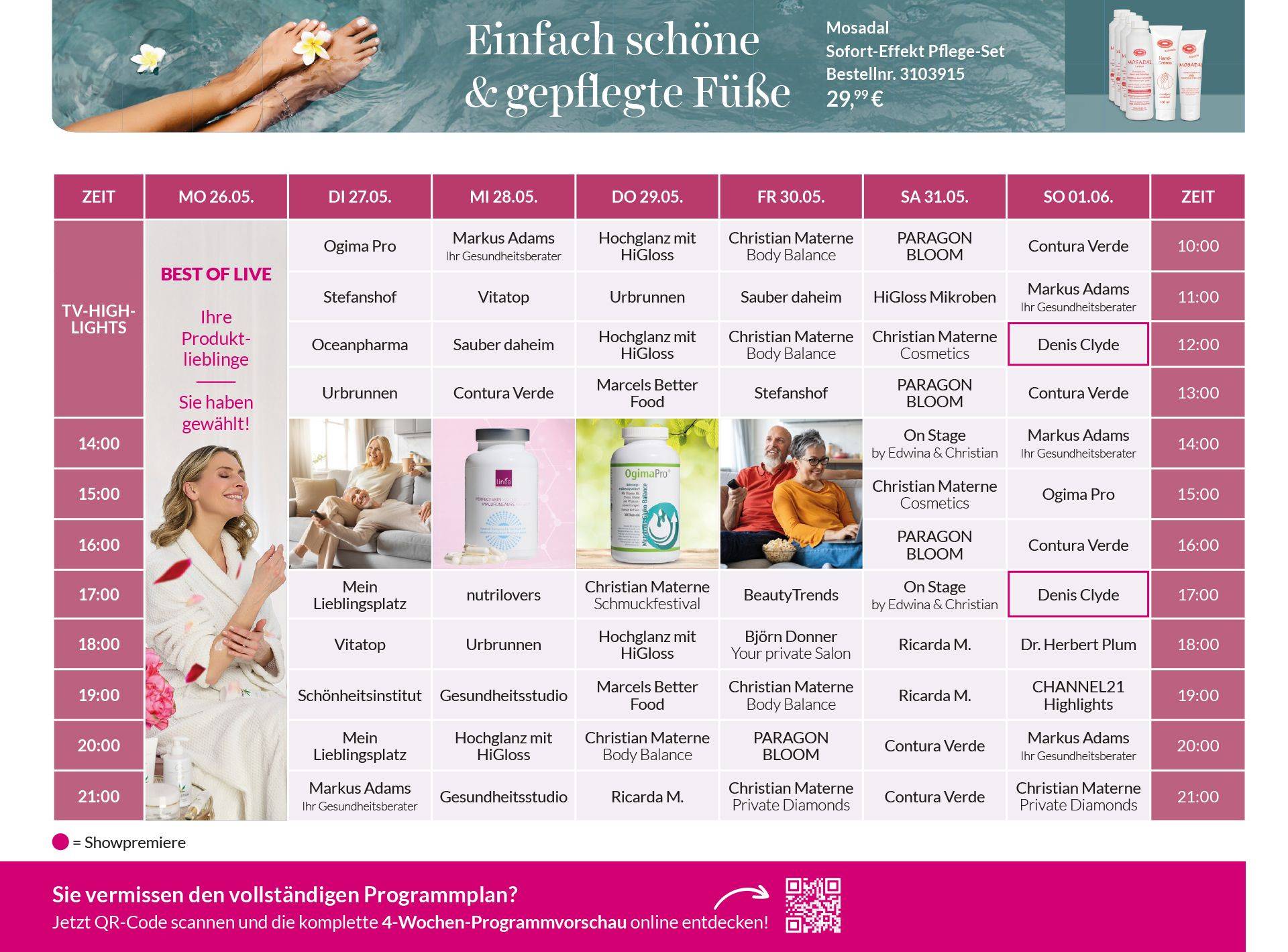 CHANNEL21 Programm, Seite 4 | ungerader Monat