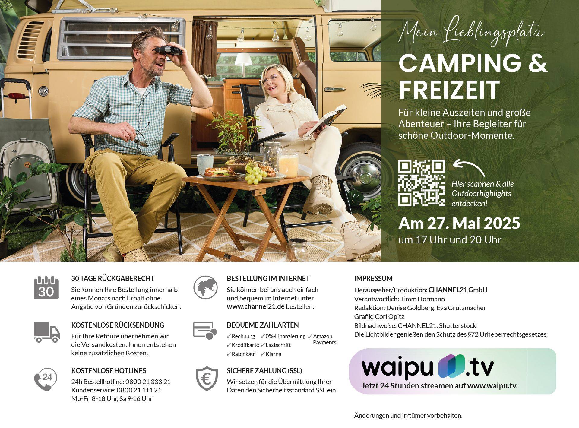 CHANNEL21 Programm, Seite 5 | ungerader Monat