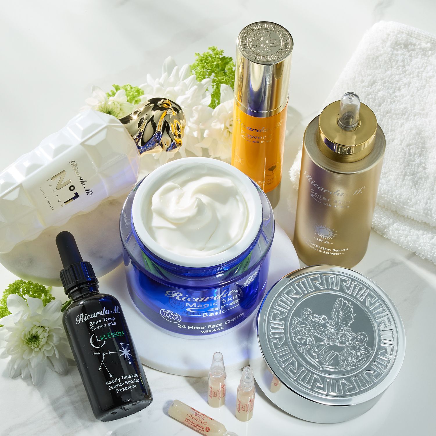 Hochwertige Anti-Aging Kosmetik Produkte von Ricarda M. entdecken!