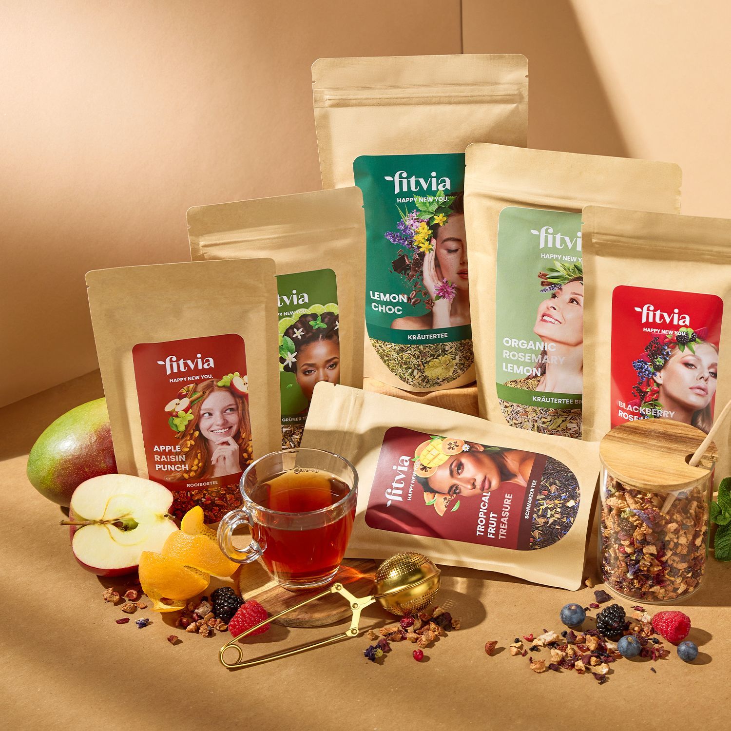 Neue Teesorten von Fitvia