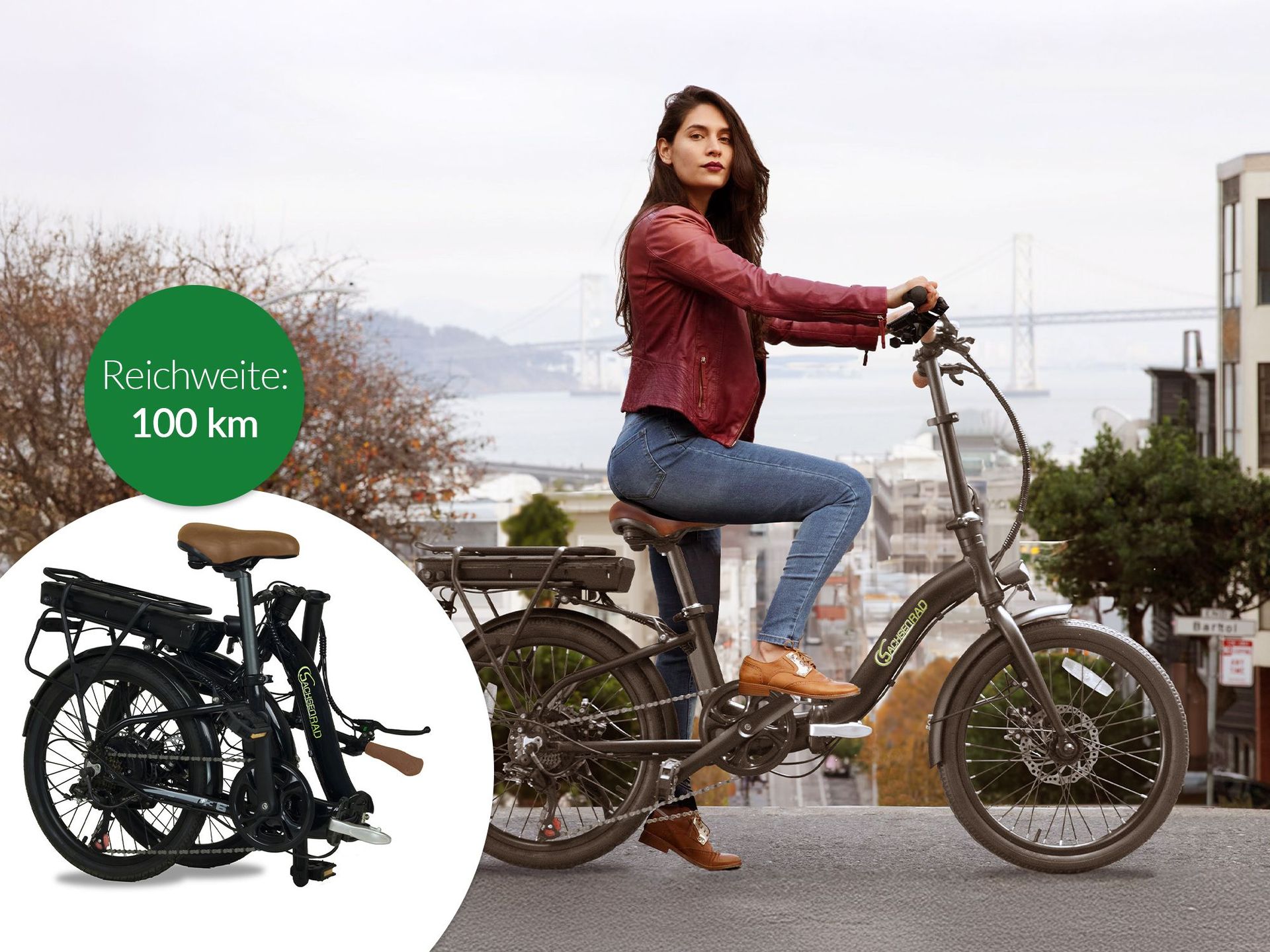Faltrad mit Elektroantrieb