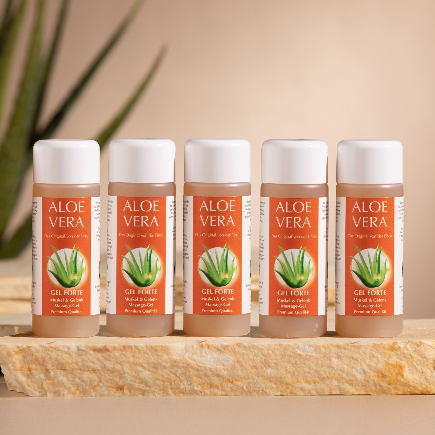 Massage-Gel aus frischer Aloe Vera