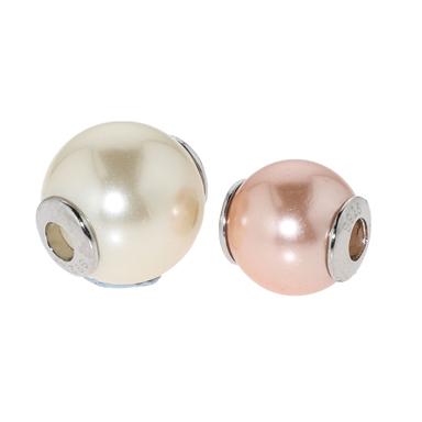 Produktbild Gleiter-Set 2-teilig, Muschelkernperlen, Ø 12 mm & Ø 10 mm