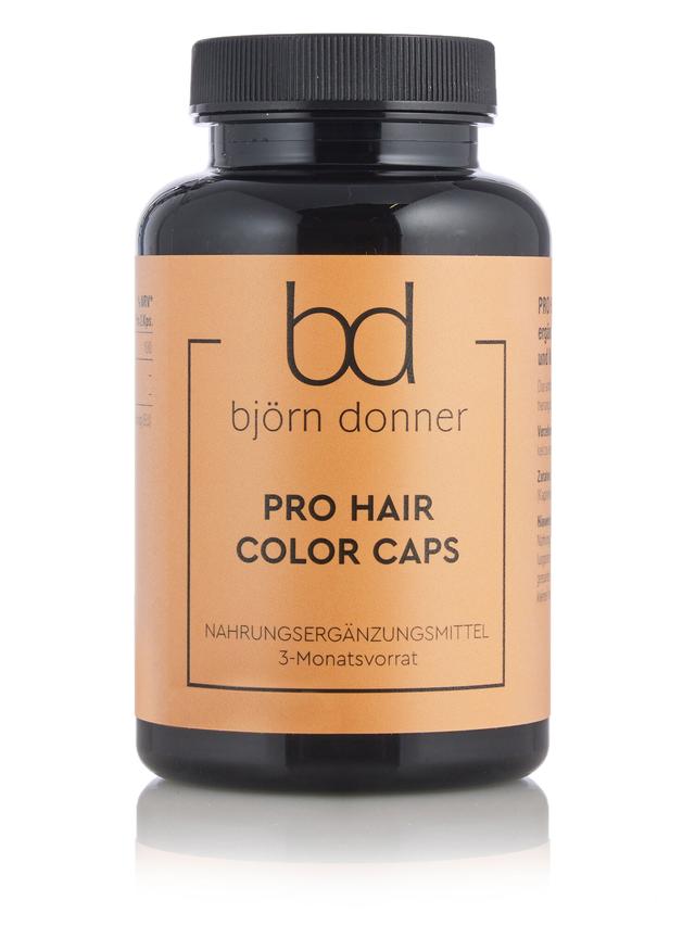 Produktbild von "Pro Hair Color Caps" mit Keratinhydrolysat & Kupfer, Kapseln, 3-Monatsvorrat