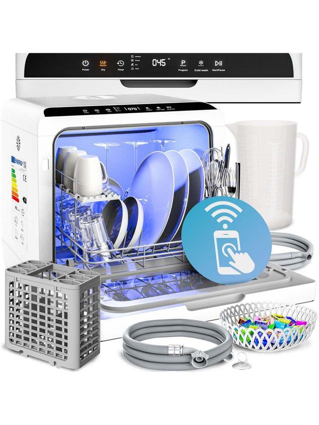 Produktbild von Mini Geschirrspüler für kleine Küche, mit Wassertank, 6 Programmen, 840 W