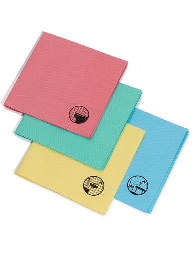 Produktbild Mikrofasertuch in Vliesstruktur, antibakteriell, 4er-Set