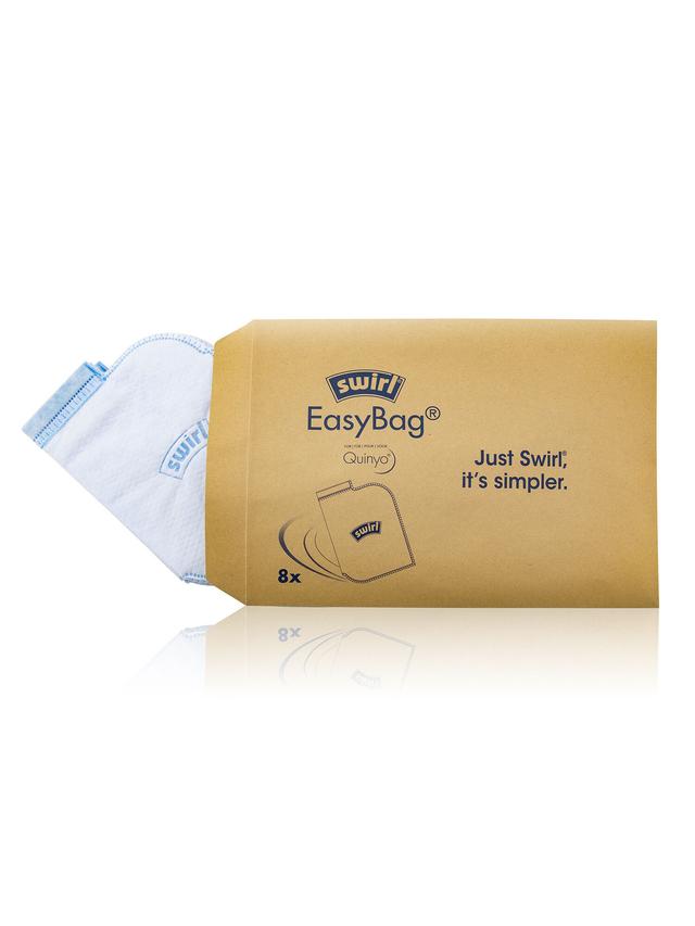 Produktbild von Swirl® Quinyo® Staubsaugerbeutel "EasyBag®" selbstschließend, Zubehör für Akkusauger, 8er-Set