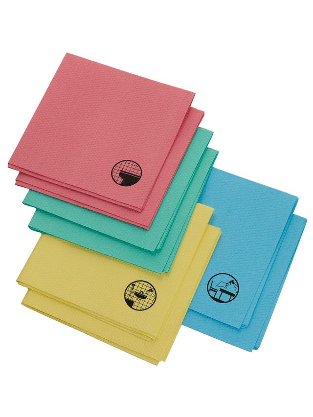 Produktbild von Mikrofasertuch in Vliesstruktur, antibakteriell, 8er-Set