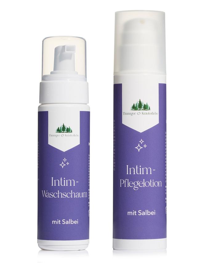 Produktbild von "Intimpflege-Set" mit Waschschaum und Pflegelotion, 2-teilig
