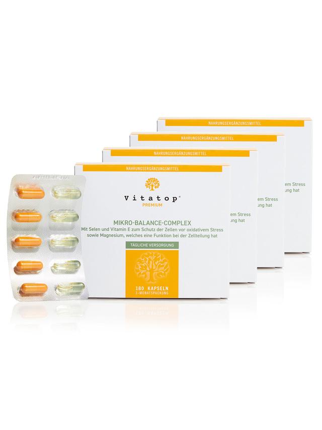 Produktbild von "Mikro-Balance-Complex" mit Curcuma Wurzelextrakt & Omega-3-Fettsäuren, Kapseln, Jahresvorrat