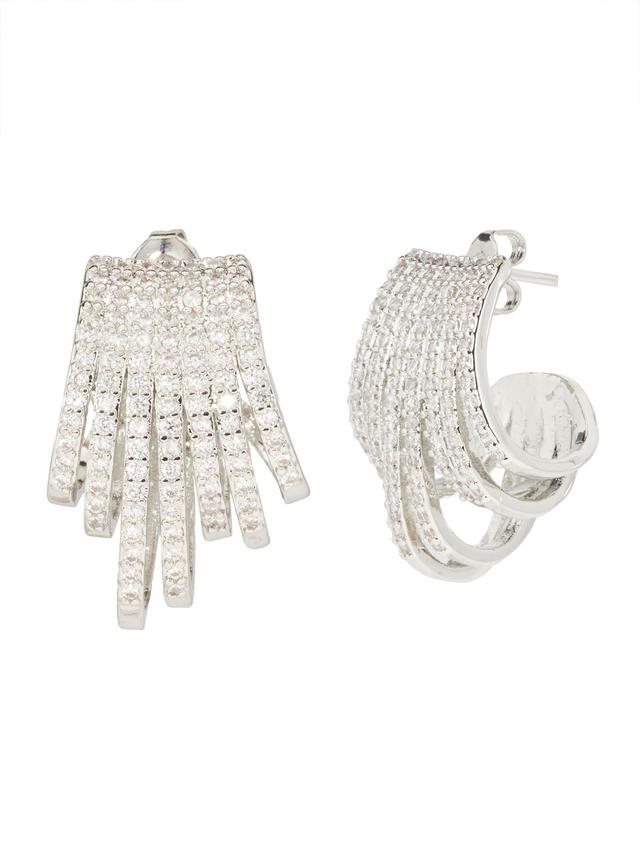 Produktbild von Ohrstecker "Simply Glamour", Zirkonia, rhodiniert