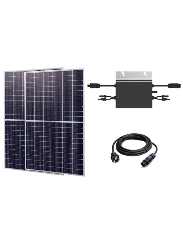 Produktbild von Solarkraftwerk mit Halterung, Inverter mit Wi-Fi, 800 W