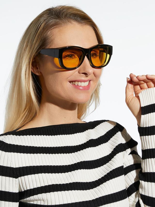 Produktbild von Nachtfahrbrille Auto, Überbrille, gegen Blendung