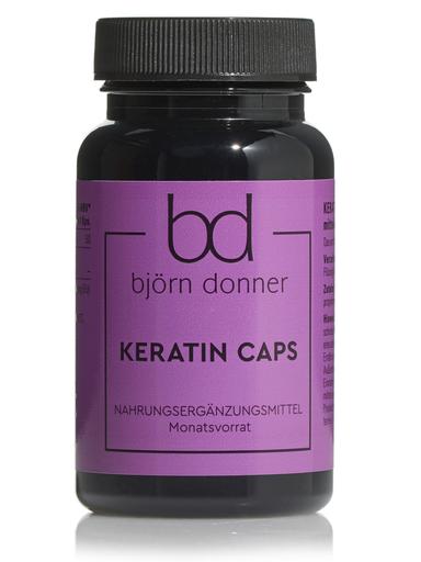 Produktbild "Keratin Caps" mit dem studiengeprüften Markenrohstoff Cynatine® HNS, Monatsvorrat