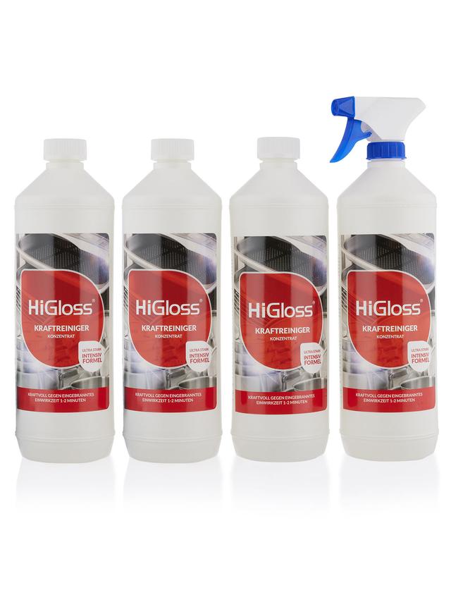 Produktbild von Flächenreiniger Konzentrat, kraftvoll gegen eingebranntes, 4x 1 L + Sprüher
