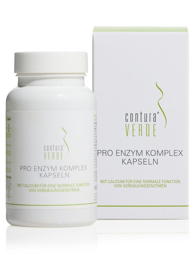 Produktbild von "Pro Enzym Komplex" mit Ananas- und Papaya Extrakt, Kapseln, Monatsvorrat