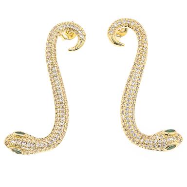 Produktbild Ohrstecker "Hot Curvy", 208 Zirkonia, poliert