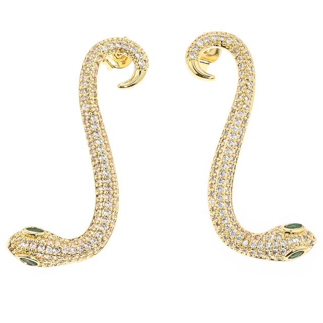 Produktbild von Ohrstecker "Hot Curvy", 208 Zirkonia, poliert