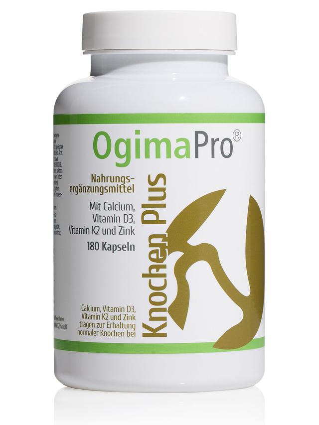 Produktbild von "Knochen Plus" mit Calcium, Kapseln, 6-Monatsvorrat - Abo