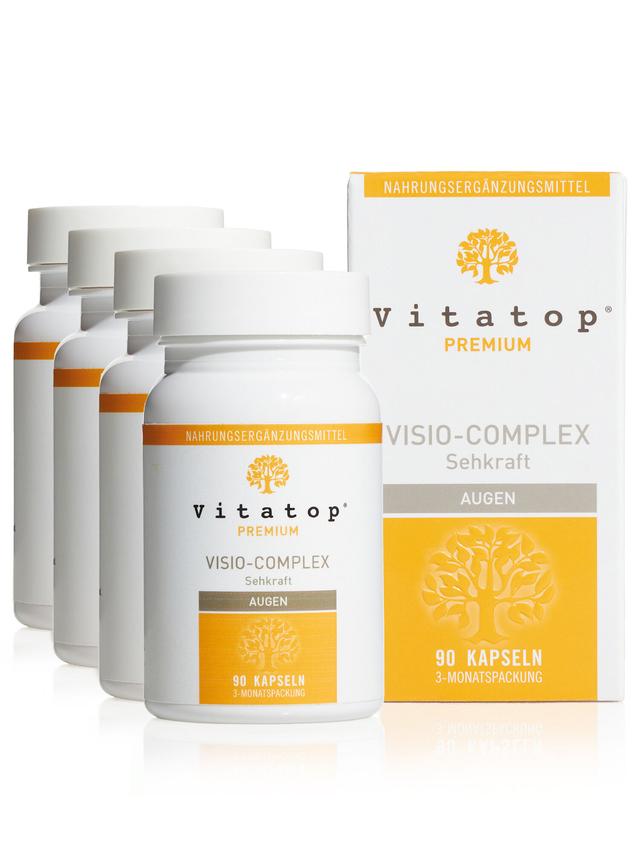 Produktbild von "Visio-Complex" mit Vitamin A & Tagetes-Blütenextrakt , Kapseln, Jahresvorrat