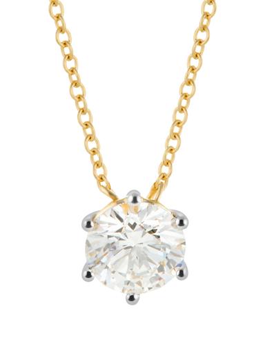 Produktbild Diamant-Anhänger, LG, ca. 1,0 ct., Brillant, Gold 585, Gelbgold oder Weißgold