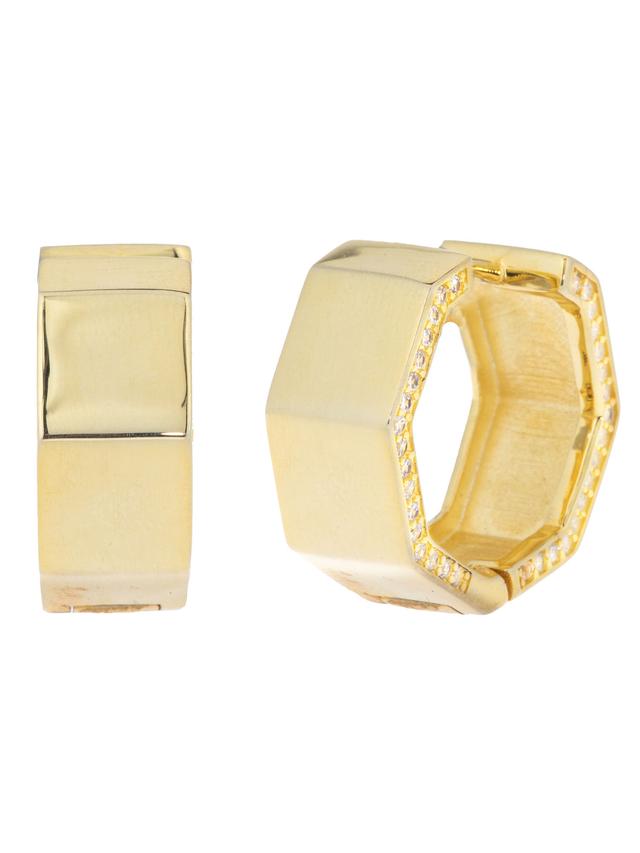 Produktbild von Klapp-Creolen "Glam & Clap", Zirkonia