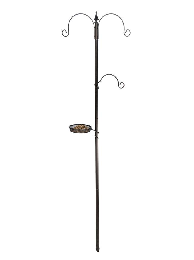 Produktbild von Meisenknödelhalter aus Eisen, mit Futterkorb, 190 cm