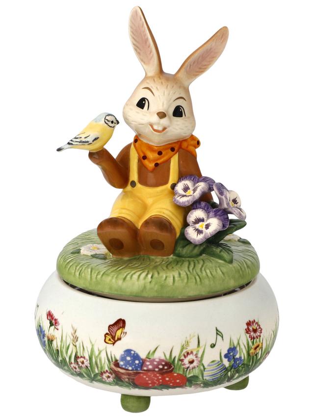 Produktbild von Goebel Hasenfigur Hasen-Spieluhr mit Frühlingsgesang