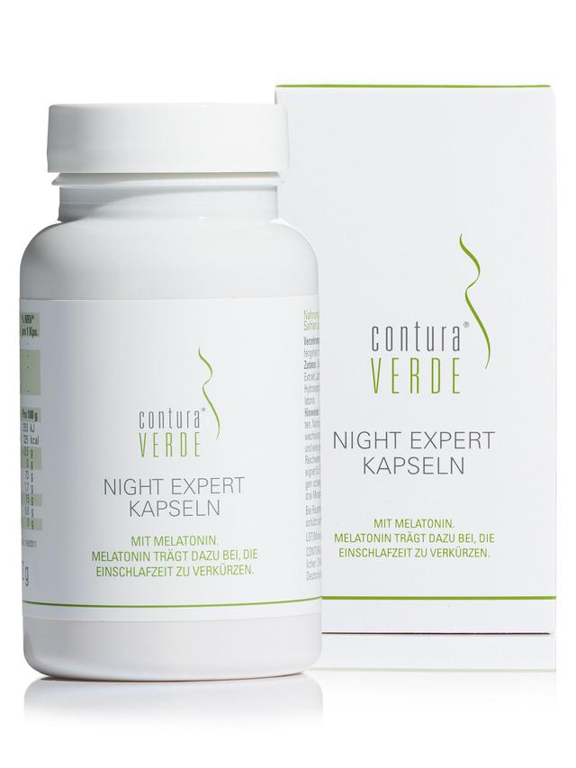Produktbild von "Night Expert" mit Melatonin & Probiostress zen™, Kapseln, 3-Monatsvorrat