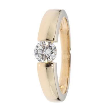 Produktbild Brillant-Ring in Spannring-Optik, Gold 585 poliert
