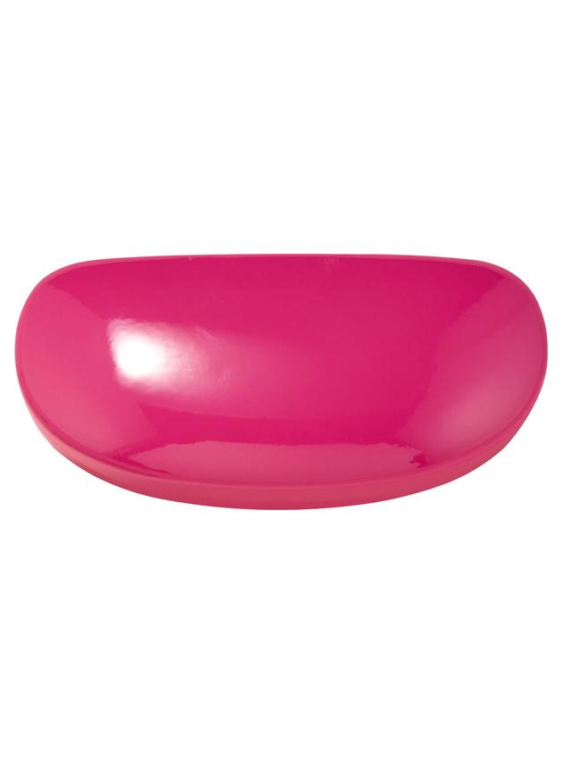 Produktbild von Brillenetui "Pink Case" mit grauem Interieur inkl. Mikrofaser-Tuch