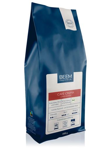 Produktbild Kaffeebohnen "Café Crema" Fairtrade, 1 kg