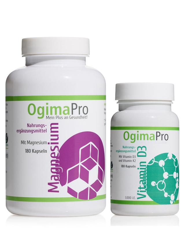 Produktbild von Vitamin D3 & Magnesium Set, 6-Monatsvorrat