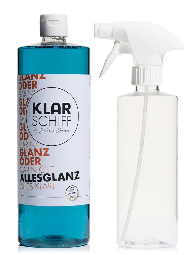 Produktbild von Allzweckreiniger "Allesglanz" inkl. Leerflasche & Sprühkopf, 1 L
