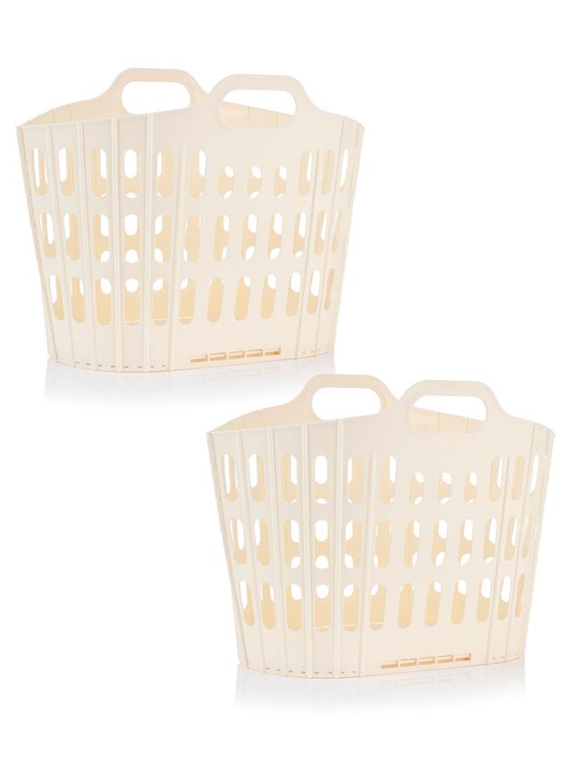 Produktbild von Wäschekorb "PlatzFix" faltbar, 2er-Set, 23 L