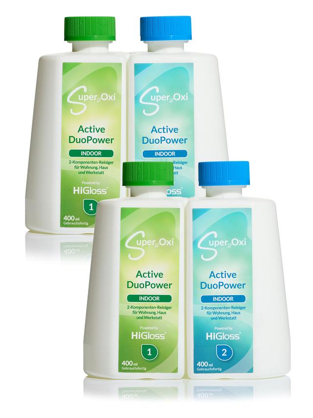 Produktbild von Auffüll-Set "Super2Oxi Active DuoPower" für den Innenbereich, nachfüllen, 4x 400 ml