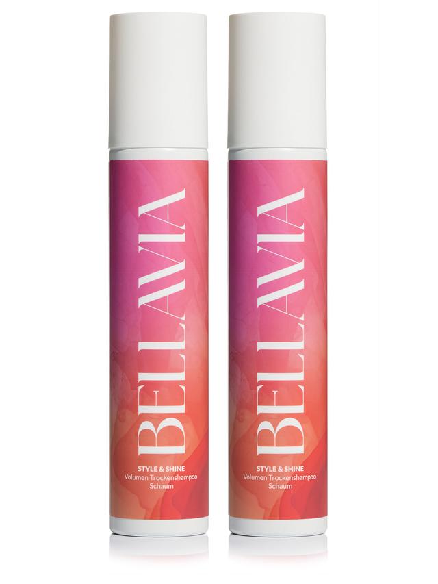 Produktbild von Trockenshampoo "Bellavia Schaum" für Volumen, 2er-Set, 600 ml