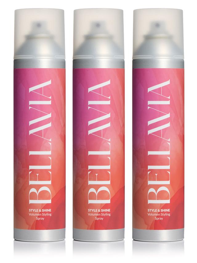 Produktbild von Haarspray "Bellavia Styling Spray" für Volumen, 3er-Set, 900 ml