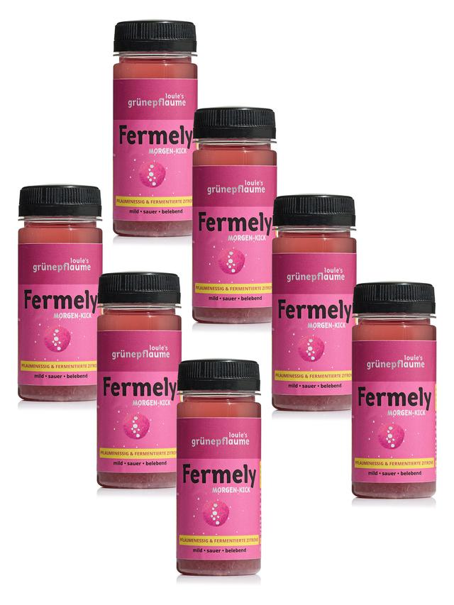 Produktbild von louie's grünepflaume Fermely Pflaumen-Essig-Zitronen Shot, 7-teiliges Set