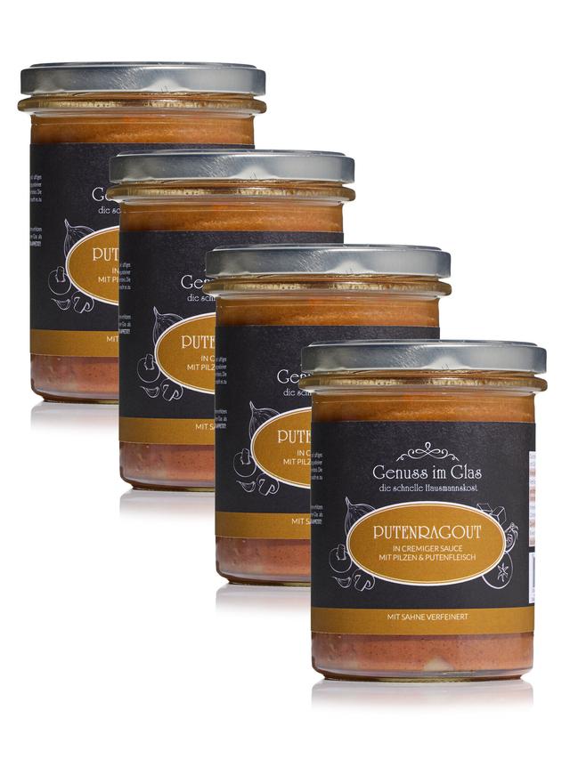 Produktbild von Putenragout im Glas, 370 g, 4er-Set