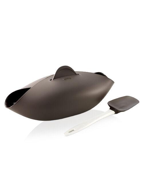 Produktbild von Brotback-Set "Alles-in-einer-Schale" Wiegen, Kneten und Backen, 2-teilig + Teigschaber