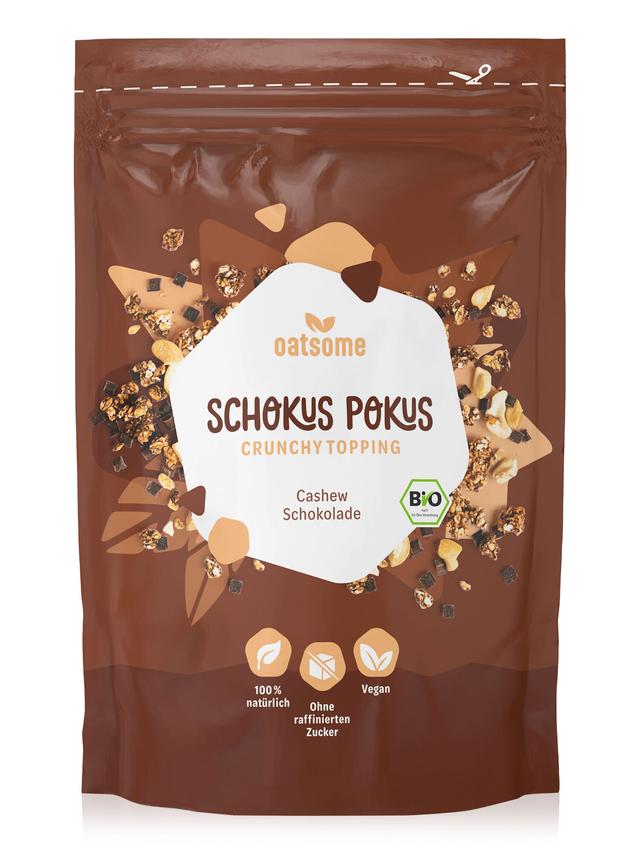 Produktbild von Müsli Topping "Schokus Pokus" knusprig mit Cashewkernen, 230 g