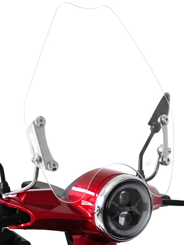 Produktbild von Windschutzscheibe für Elektromobile, inkl. Halterung & Adapter