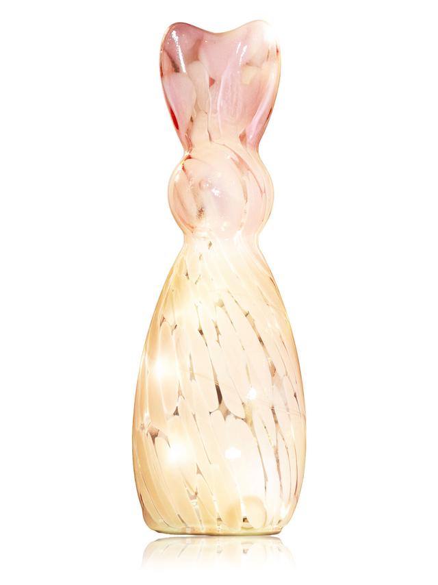 Produktbild von Osterdeko Glashase "VISO" mit LED Beleuchtung, 15 Micro LEDs