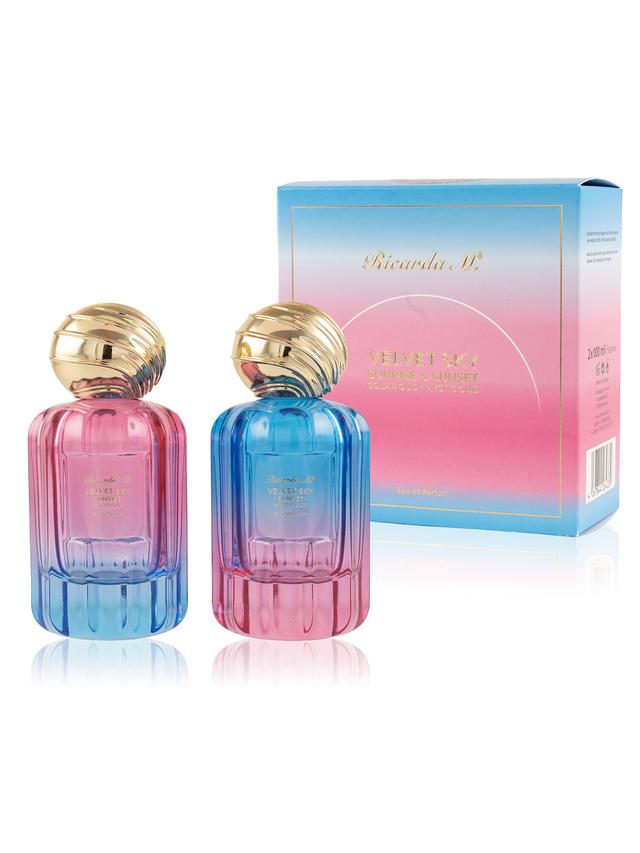 Produktbild von Parfüm Set "WOS Velvet Sky Eau de Parfum" Oud Duft, mit Tages-und Abendduft, 2x 100 ml