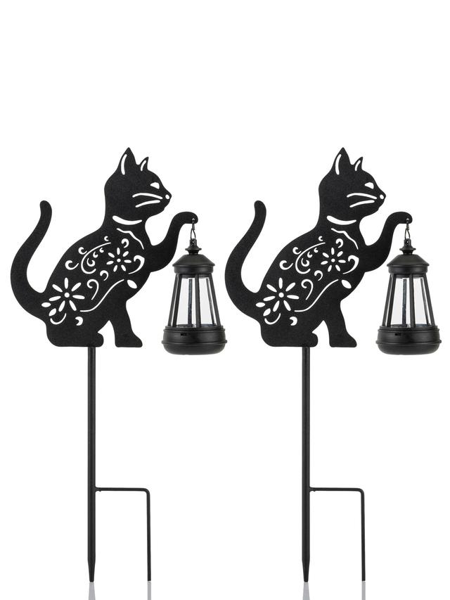 Produktbild von LED Solar Gartenstecker "Tolare" mit Tiermotiv, warmweißes Licht, 2er-Set