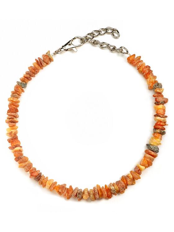 Produktbild von Bernsteinkette Hund "Flexi" Hundehalskette aus Naturbernstein, verstellbar, mit Sicherheitsverschluss, 45-55 cm